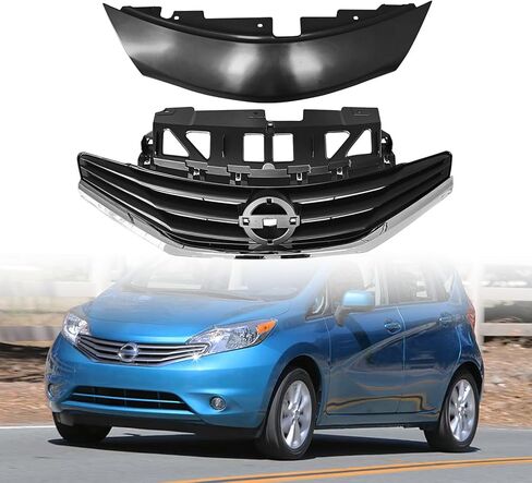 Front Bumper Cover Compatible with 2008-2015 Nissan Armada,OEM #62022ZQ00A & NI1000252-Without Sensor, License Plate, or Tow Hook Cut-Outs,Primed in Saudi Arabia