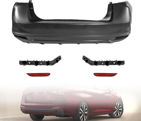 Front Bumper Cover Compatible with 2008-2015 Nissan Armada,OEM #62022ZQ00A & NI1000252-Without Sensor, License Plate, or Tow Hook Cut-Outs,Primed in Saudi Arabia