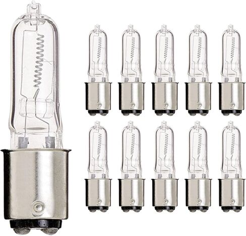(عبوة من 4) Q150CL/DC - 120 فولت - هالوجين JD نوع T4 - BA15D - قاعدة حربة DC - 150 وات - لمبات إضاءة شفافة in Kuwait