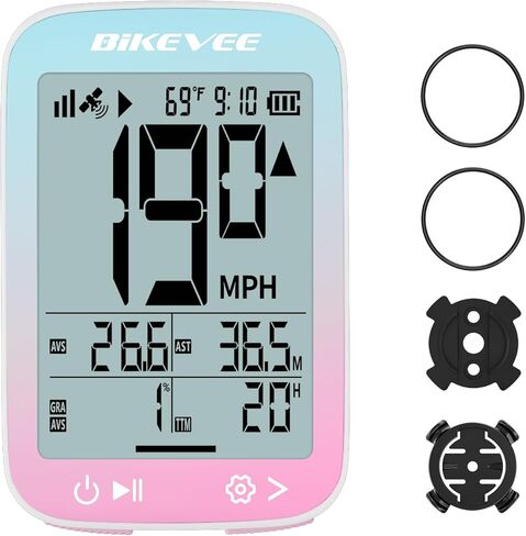 Wireless GPS Bike Computer, 2.4" Screen, 650mAh, IPX7 in Saudi Arabia