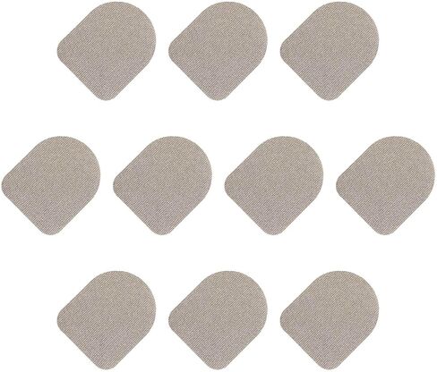 قفازات Meccanixity ملصق شاشة تعمل باللمس 1 "× 4/5" فائقة الحساسية عالية الألياف الكربونية مرنة للغاية ملصقات رقيقة سوداء للقفازات ، 16 جهاز كمبيوتر (10 في 1) in Kuwait
