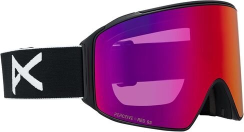 Anon M4 Goggles (Cylindrical) + Bonus Lens + MFI Face Mask, Frame: Smoke, Lens: Perceive Sunny Onyx in Kuwait