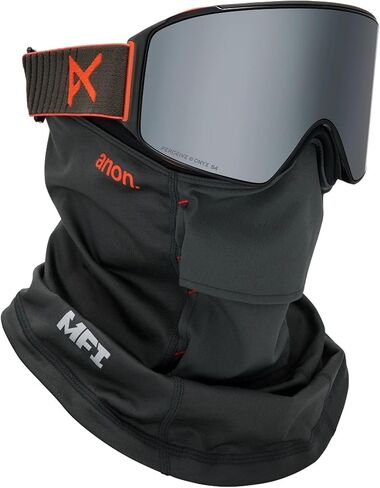 Anon M4 Goggles (Cylindrical) + Bonus Lens + MFI Face Mask, Frame: Smoke, Lens: Perceive Sunny Onyx in Kuwait