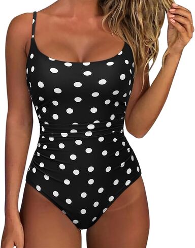 SUUKSESS Women One Piece Tummy Control Swimsuit Crisscross Backless Bathing Suit in Saudi Arabia