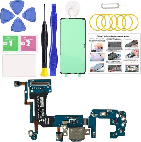 مجموعة شحن Port Replacement Kit المتوافقة مع Galaxy Note 20 Ultra 5G US الإصدار ، موصل Dock Board USB-C فقط لـ SM-N986U SM-N986U1 ، مع دليل التعليمات ، مجموعة أدوات in Kuwait