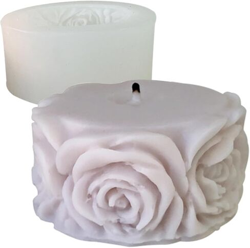 Silicone Candle Molds, 3D Flower Butterfly Silicone Molds, Romantic Atmosphere Design, Colorless, BPA Free, Silicone Molds for Candle Making, DIY, Resin, Wax, Soap, Clay, Chocolate Etc in Saudi Arabia