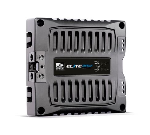ELITE4000.41OHM 4-Channel 1000 Watts Max @ 1 Ohm Car Audio Amplifier with Highpass Filter and Low Pass Filter, Black - 4000.41OHM in Kuwait