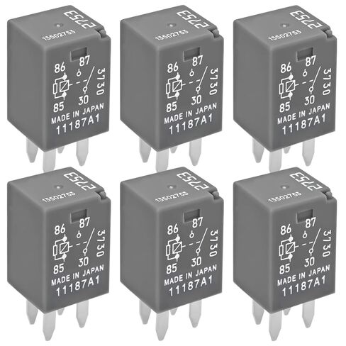 13502753 2753 Automotive Relays (Pack of 2) – 12VDC 20A 4-Pin Mini Micro Multi-Purpose Relays for Chevy Cadillac Seville, SLS, SRX, CTS, ATS in Kuwait