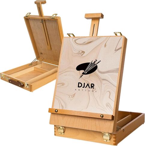 مجموعة الطلاء الاكريليك DJAR 49 PCS ، تشمل سهول المكتب ، طلاء الأكريليك ، قماش ، كراسة رسم ، وسادات الطلاء ، مجموعة طلاء ألوان 24 للبالغين والفنانين والمبتدئين in Kuwait