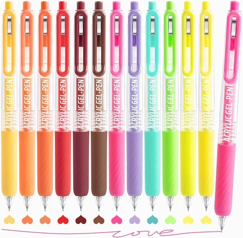 Gel Pens For Coloring, 90 Colors Retractable Colored Pens for Black Paper & White Paper, 0.7mm Fine Point Colorful Pens for Coloring, Writing, Drawing, Journaling, Note Taking, School, Office, Home in Kuwait