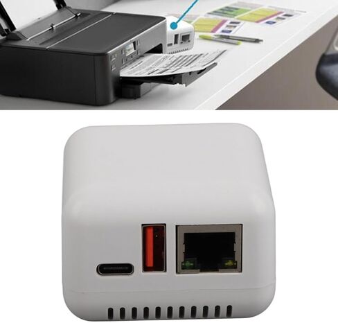 خادم طباعة شبكة USB 2.0 ، خادم طباعة مشاركة 5V LAN ، محول خادم طباعة الكمبيوتر ، لنظام Android ، لنظام التشغيل iOS ، لـ Linux 3.4 (الولايات المتحدة (الولايات المتحدة in Saudi Arabia