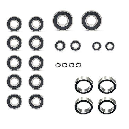 طقم محمل الفولاذ المقاوم للصدأ لـ Arrma 6s 1/8 Kraton/Contorious/Outcast/Talion/Typhon 1/7 Mojave/Journale/Encraction/Fireteam/Limitless ، ARA610037 ، ARA610038 ، ARA610039 ، ARA610040،18PCS in Kuwait