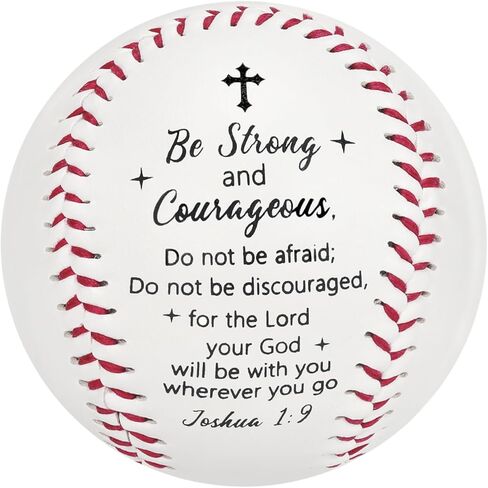 Religious Baseball Gifts for Men and Women – Baseball Birthday, Baptism, First Communion, Confirmation Gifts – Personalized Inspirational Bible Verse Baseball Decor for Godson, Daughter, Athletes in Kuwait