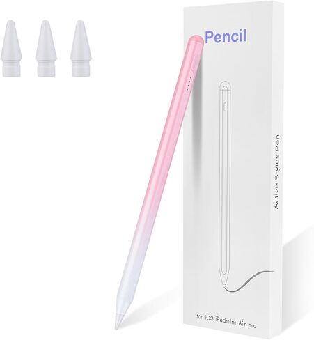 القلم القلم لـ iPad Pencil 6-11th Generation (2018-2025)-2x شحن سريع قلم رصاص متوافق مع Apple Pencil Pro 11 "/12.9"/M4 ، الهواء 3/4/5/M2/M3 ، MINI 5/6 in Saudi Arabia