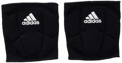 adidas Unisex-Adult 5-Inch Volleyball Kneepads, White/Black, Large in Kuwait