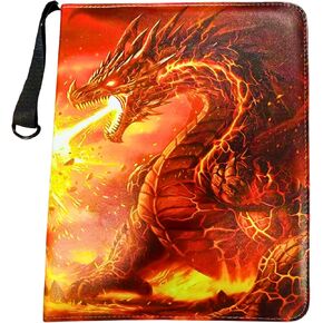 Card Card Binder 9 Pocket مع 50 جيبًا قابلاً للإزالة ، و 900 كتاب بطاقات تداول لـ CCG ، و TCG ، و MTG ، وتخزين البطاقات الرياضية ، وهدايا الألعاب للبنين والبنات الذين تتراوح أعمارهم بين 3-14 عامًا in Kuwait