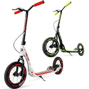 Large Kick Scooter for Adults, Teens & Kids 8-12 with Kickstand – 12" Air-Filled Tires, Wide Deck, Lightweight Steel Frame – Madd Gear Urban Glide in Kuwait
