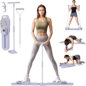 Multifunctional Split Ski Exercise Machine, Simulated Ski Trainer Equipment, Leg Machine for Women, Home Leg Pelvic Floor Trainer Muscle (Purple) in Kuwait