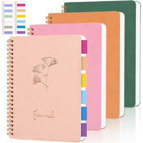 4 أجهزة الكمبيوتر المحمولة الحلزونية الصغيرة 3.5 × 5.5 في الكلية المحكم ، دفتر ملاحظات حلزوني صغير ، 80 ورقة مقاومة للماء/160 صفحة ، دفتر جيب مع 120 PCS لزجة فهرس لمدرسة كلية المنزل in Kuwait