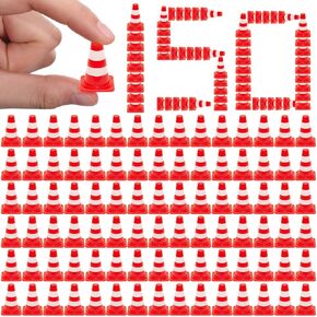 Soulchen 150 PCS 1 "Mini Traffic Consles Miniature Miniature Minists علامات الحواجز البرتقالية على الطرق in Kuwait