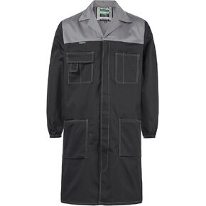 Mens Laboratory Coat DIY Workshop Long Jacket Warehouse Workwear Overcoat Adult Lab Coat in Kuwait