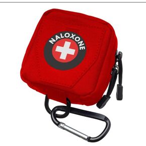 حقيبة حزام النالوكسون لمجموعات جرعة زائدة من المواد الأفيونية | مرفق الحزام المهني | مصممة خصيصًا لعقد اثنين من البخاخات والملحقات الأنفية نالوكسون | نالوكسون غير مدرج in Kuwait