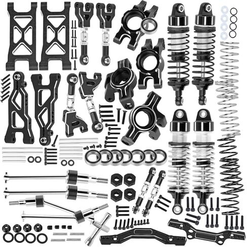 ترقيات RC جزء من 1/16 Mojave Grom 223S DSC 4x4 RTR/MOJAVE GROM 4X4 RTR ، أذرع التعليق الألمنيوم/كتلة التوجيه/محور خلفي/عمود محرك/روابط توجيه/امتصاص الصدمات/صدمة البرج ، البرونز in Saudi Arabia