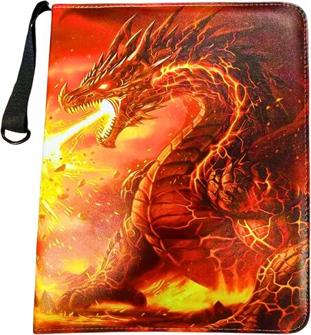 Card Card Binder 9 Pocket مع 50 جيبًا قابلاً للإزالة ، و 900 كتاب بطاقات تداول لـ CCG ، و TCG ، و MTG ، وتخزين البطاقات الرياضية ، وهدايا الألعاب للبنين والبنات الذين تتراوح أعمارهم بين 3-14 عامًا in Kuwait