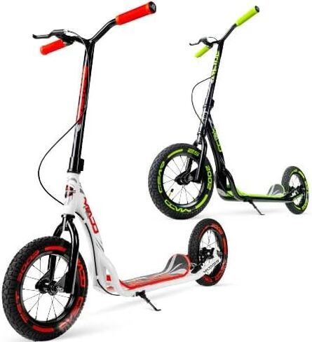 Large Kick Scooter for Adults, Teens & Kids 8-12 with Kickstand – 12" Air-Filled Tires, Wide Deck, Lightweight Steel Frame – Madd Gear Urban Glide in Kuwait