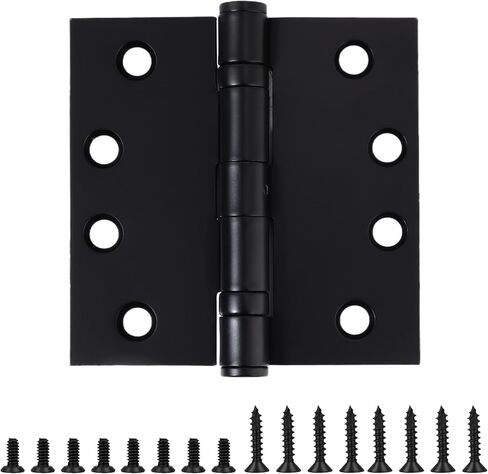 Door Hinges Hardware Hinge 4.5 Inch Square Interior Hinges for Doors Ball Bearing Door Hinge 4-1/2 x 4-1/2 Full Mortise 6 Pack Silver Exterior Door Hinges Bifold Residential Office Hinges 4 ½"x 4 ½" in Kuwait