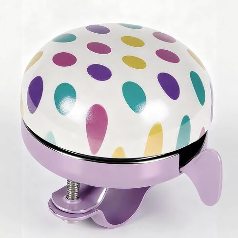 Kids Bike Bell, Loud Polka Dot Bicycle Bell for Kids & Adults Retro Bike Bell, Vintage Scooter Bell for Toddler, Boys, Girls, Child Bike Handlebar Ring Bell in Saudi Arabia