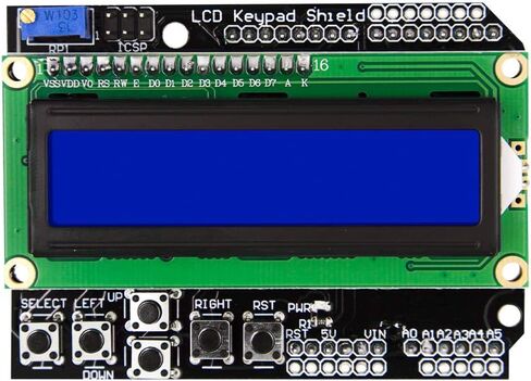 ShillehTek LCD1602 16x2 Character Display Module – Blue Backlight, Pre-Soldered for Arduino, Raspberry Pi, Microcontrollers, Robotics, DIY Electronics Projects in Kuwait
