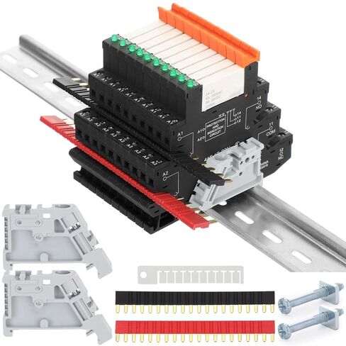 10 PCS Miniature electromagnetic Relay 24V Coil DC/AC ، PLC Relay ، HF41F/24-ZS 5 PIN 1NL in Saudi Arabia