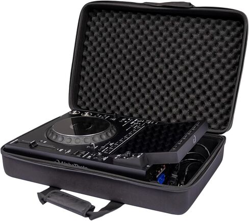 Headliner Lightweight Molded EVA Hardshell Pro-Fit™ Case with Wheels Compatible with AlphaTheta XDJ-AZ All-In-One DJ System in Saudi Arabia