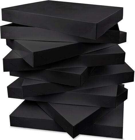 MUMULULU 8 PCS Kraft Paper Gift Boxes with Lids Sizes 11'' x 7.48'' Brown Boxes for Birthdays Graduations Christmas Weddings Baby Showers in Saudi Arabia