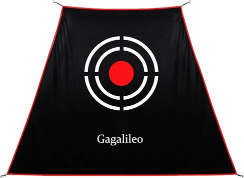 Gagalileo Golf Target Cloth Replacement : Portable Easy Setup with S-Hooks & Ropes, All Golfers Training Accuracy for Backyard & Garage Trapezoid Shape for Golf Tent Net in Kuwait