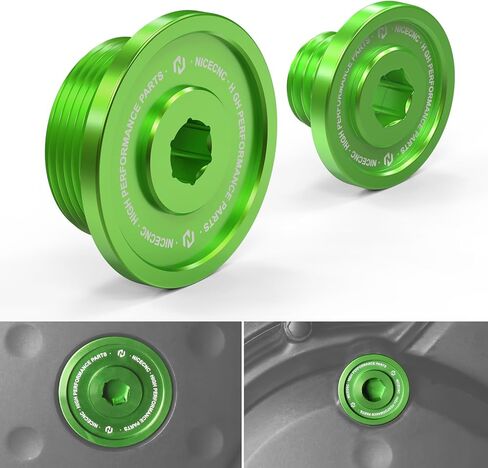 غطاء محرك المسمار غلاف محرك متوافق مع Kawasaki KLR650 1987-2024 ، غطاء محرك الألومنيوم ، الأنود ، CNC ، الأسود in Saudi Arabia