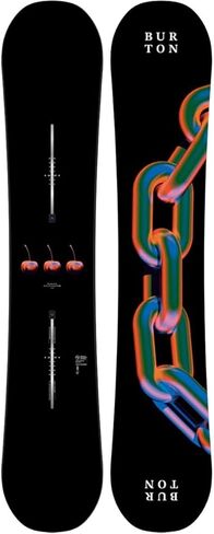 Burton Cultivator Flat Top Snowboard, 150cm, Chain Link in Saudi Arabia