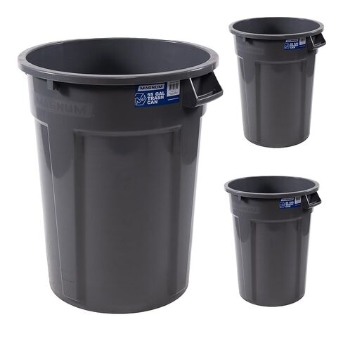 55 Gallon Trash Can, Construction Grade, Heavy Duty Plastic, Jobsite Ready for Handling and Holding Garbage CMTC-C000-55G01 (1 Pack) in Saudi Arabia