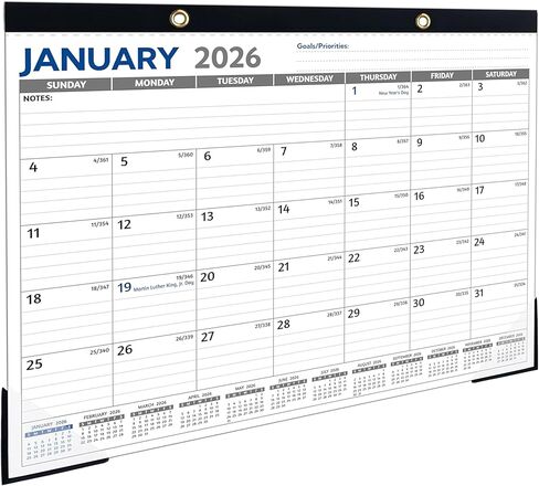 2026 التقويم المكتبي-يناير 2026-ديسمبر 2026 ، تقويم مكتب كبير 2026 ، 14.6 '× 11.5' ، 2026 تقويم المكتب/الجدار مع قوائم المهام ، وسادة المكتب ، والكتل المحكم ، والحماية الزاوية in Saudi Arabia
