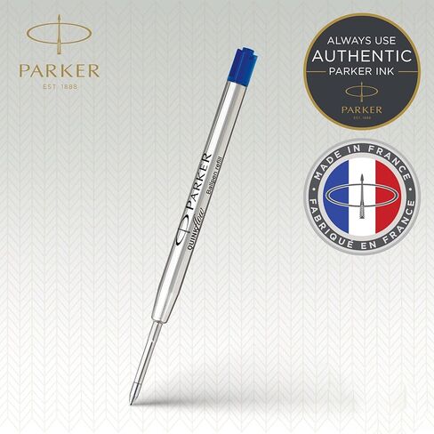 Parker Quinkflow Ballpoint Pen Pen ink divill ، نصيحة عريضة ، أزرق in Saudi Arabia