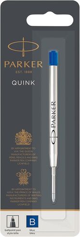 Parker Quinkflow Ballpoint Pen Pen ink divill ، نصيحة عريضة ، أزرق in Saudi Arabia