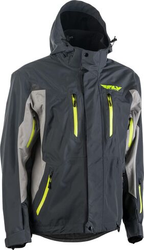 Fly Racing 2021 Incline Snow Jacket (Grey/Black, Large) in Kuwait