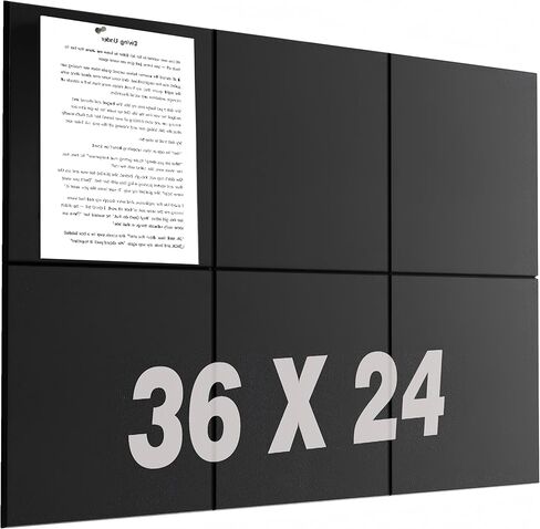 لوحة الفلين الكبيرة لجدار 36 "× 24" ، لوحة إعلانات تان الخفيفة ، 6 حزمة من البلاط الجدران مع 30 دبابيس ملونة ، لوحات من المكتب ، المدرسة ، المنزل in Kuwait
