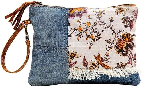 Myra Bag Western Leather Crossbody Bag for Women - Upcycled Canvas Shoulder Bag Le Piccolo in Saudi Arabia