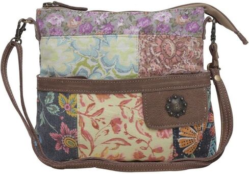 Myra Bag Western Leather Crossbody Bag for Women - Upcycled Canvas Shoulder Bag Le Piccolo in Saudi Arabia
