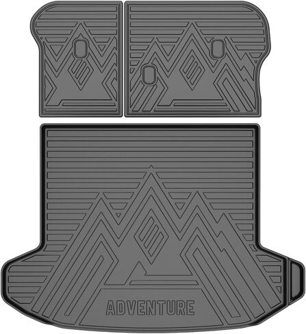 T TGBROS Cargo Mat for Kia Sportage 2023-2025 2026 All Weather Cargo Trunk Mat Cargo Liner Back Seat Cover Protector TPE Black Non-Slip Backrest Mats Trunk Mat in Saudi Arabia