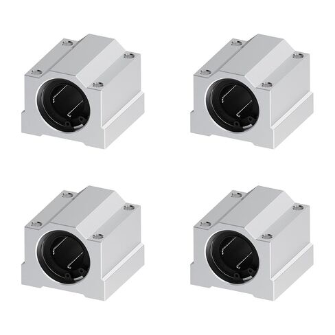 4PCS LM16UU Linear Ball Bearings, 16mm Bore Dia, 28mm OD, 37mm Length with Double Side Rubber Seal Linear Rail for CNC,3D Printer in Saudi Arabia