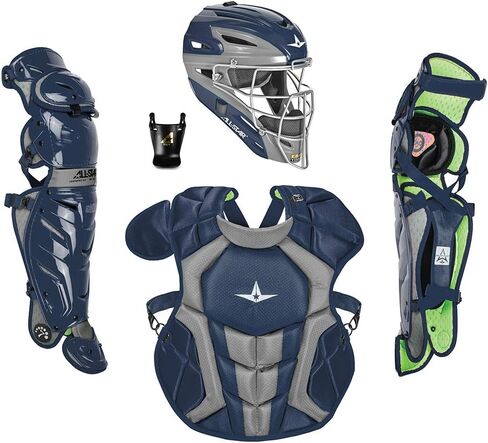 All Star System7 Axis NOCSAE Certified Two Tone Youth Pro Catcher's Kit - Ages 9-12 in Saudi Arabia