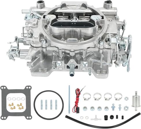 1405 600 CFM 4 Barrel Carburetor w/Manual Choke Carburetor Compatible with Corvette Silverado GMC Square Bore Carburetor (Non-EGR) in Kuwait